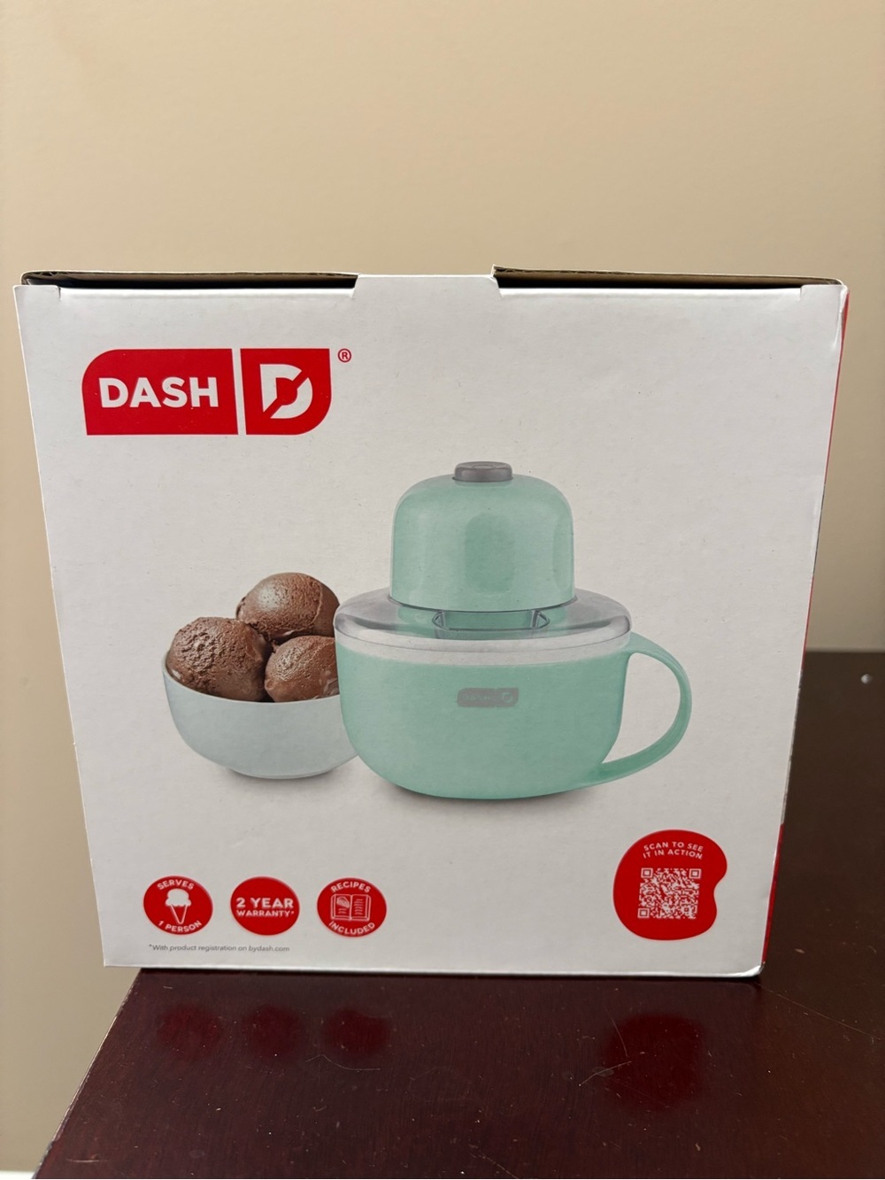 Dash Ice Cream Maker Bowl Machine in Mint Blue Soldout NWTs - Picture 3 of 5